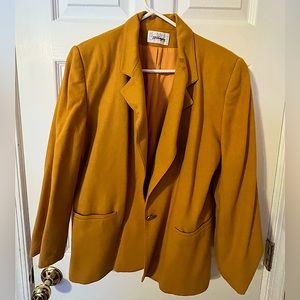 Mustard blazer size M